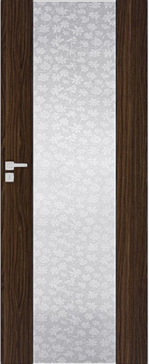Interiérové dveře DRE VETRO A - A5 - dekorativní dýha 3D - eben (do vyprodání)