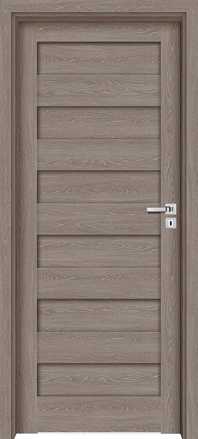 Posuvné interiérové dveře INVADO NOGARO 1 - Eco-Fornir forte - dub šedý B476