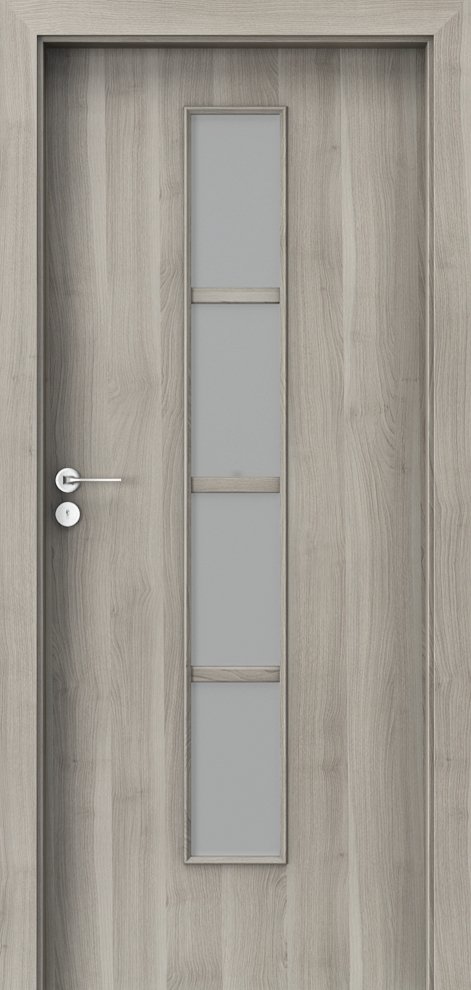 Posuvné interiérové dveře PORTA STYL 2 - dýha Portasynchro 3D - akát stříbrný