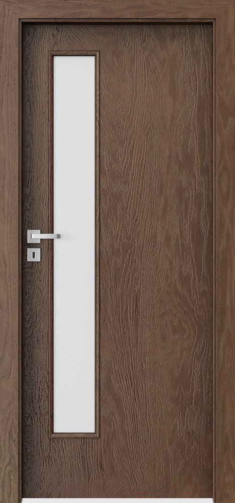 Interiérové dveře PORTA NATURA CLASSIC 1.4 - přírodní dýha Satin - dub hnědý