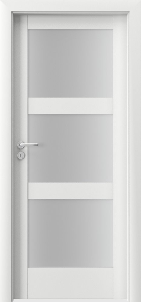 Interiérové dveře VERTE N - N3 - dýha Portadecor - bílá
