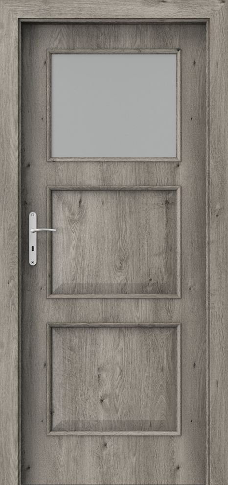 Posuvné interiérové dveře PORTA NOVA 4.2 - dýha Portaperfect 3D - dub Sibiřský