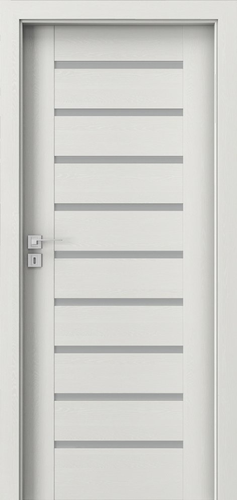 Posuvné interiérové dveře PORTA KONCEPT A.9 - dýha Portasynchro 3D - wenge bílá