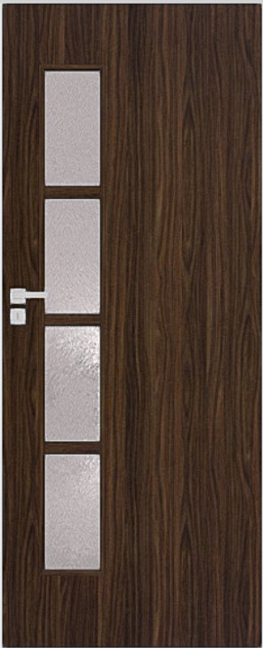 Interiérové dveře DRE DECO 30 - dekorativní dýha 3D - eben (do vyprodání zásob)