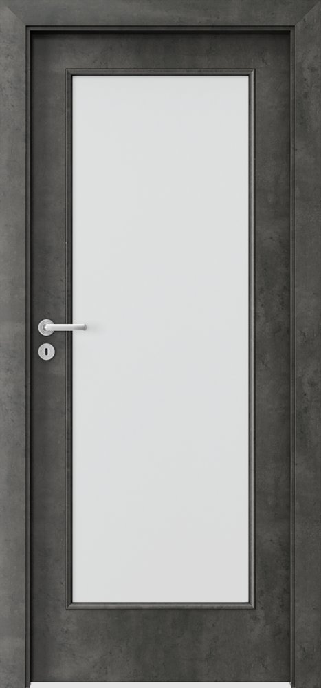 Posuvné interiérové dveře PORTA Laminát CPL 1.4 - dýha CPL HQ 0,7 - beton tmavý