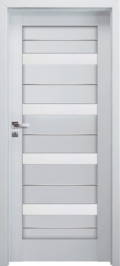 Posuvné interiérové dveře INVADO CAPENA INSERTO 5 - Eco-Fornir laminát CPL - bílá B490