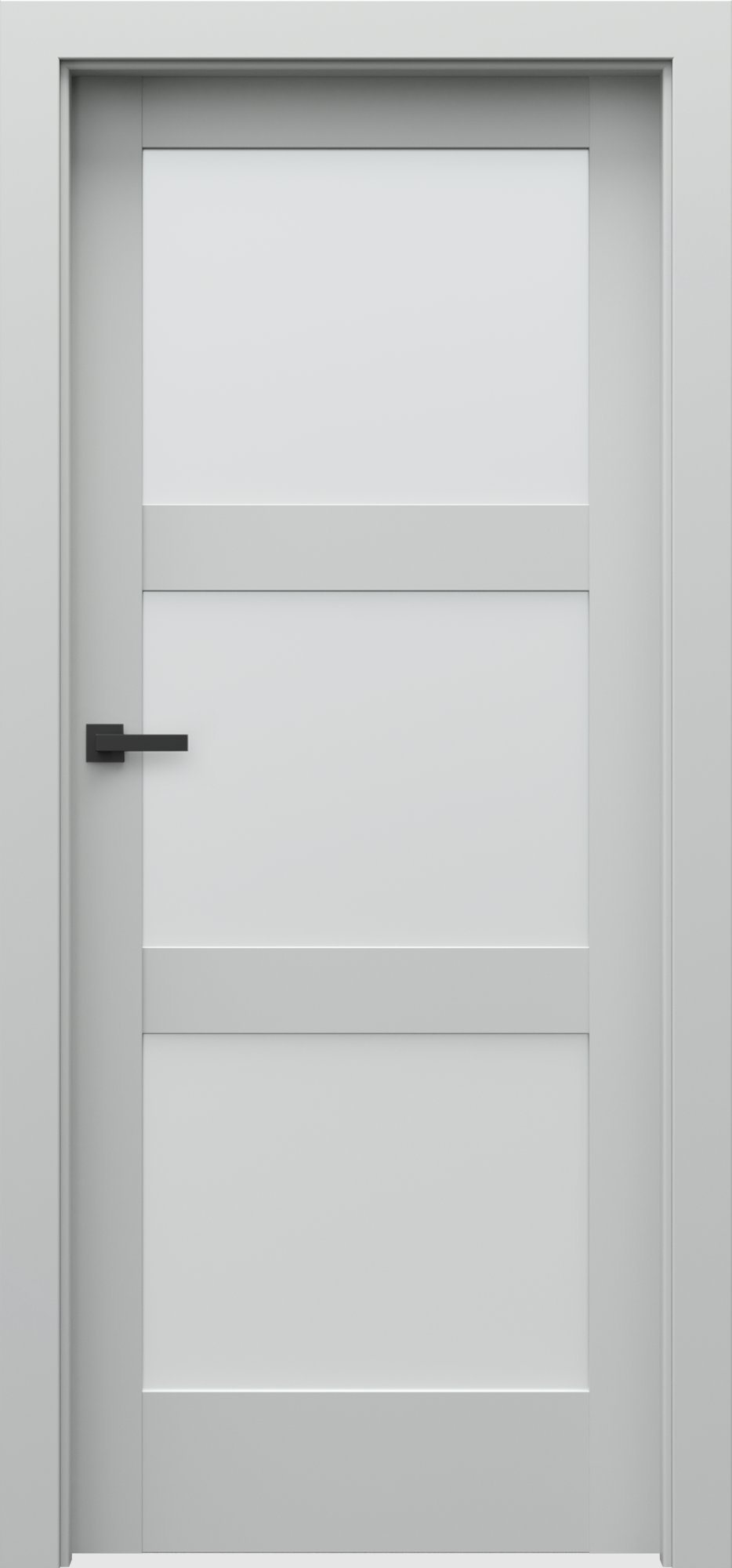 Interiérové dveře VERTE N - N3 - dýha Portadecor - šedá