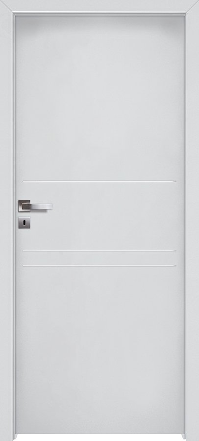 Interiérové dveře INVADO LIDO 2 - Eco-Fornir laminát CPL - bílá B490