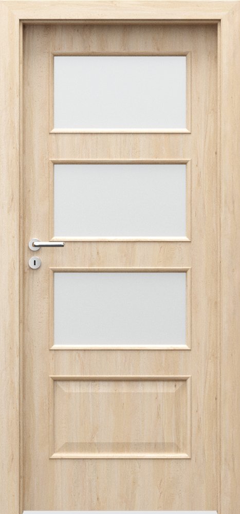 Interiérové dveře PORTA NOVA 5.4 - dýha Portaperfect 3D - buk Skandinávský