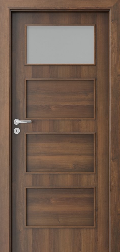 Interiérové dveře PORTA FIT H.1 - dýha Portadecor - ořech