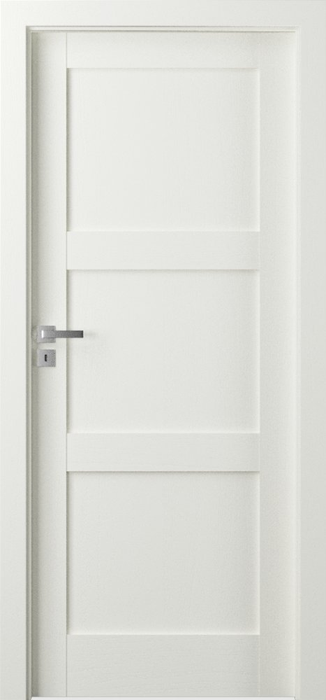 Interiérové dveře PORTA NATURA GRANDE B.0 - přírodní dýha Satin - dub bílý