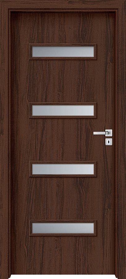 Interiérové dveře INVADO PARMA 1 - dýha Enduro - ořech B339