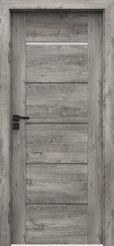 Posuvné interiérové dveře VERTE PREMIUM E - E1 - dýha Portaperfect 3D - dub Sibiřský