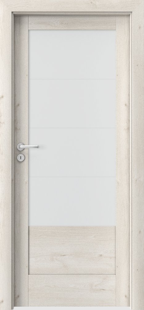 Posuvné interiérové dveře VERTE B - B4 - dýha Portaperfect 3D - dub Skandinávský