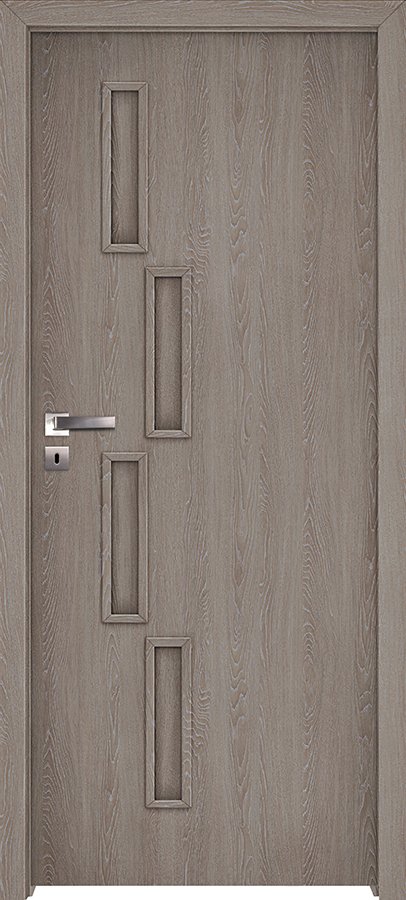 Interiérové dveře INVADO SAGITTARIUS 3 - Eco-Fornir forte - dub šedý B476