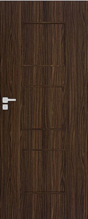 Interiérové dveře DRE KANON 10 - dekorativní dýha 3D - eben (do vyprodání zásob)