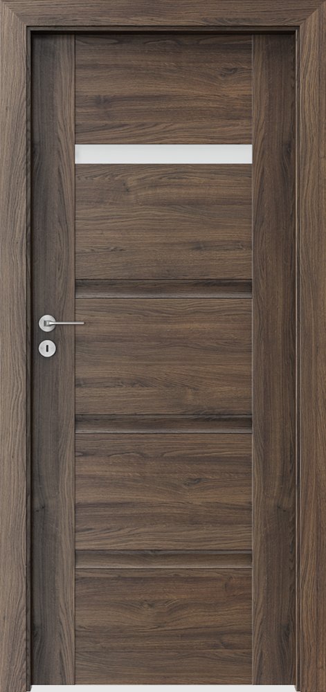 Interiérové dveře PORTA INSPIRE C.1 - dýha Portasynchro 3D - dub šarlatový