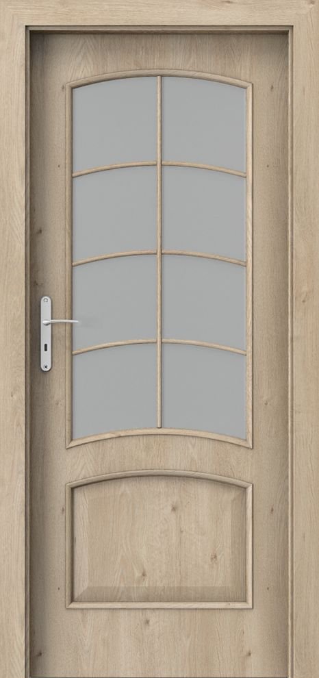 Posuvné interiérové dveře PORTA NOVA 6.4 - dýha Portaperfect 3D - dub klasický