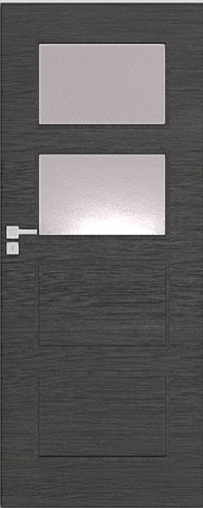 Interiérové dveře DRE MODERN 50 - dýha DRE-Cell - dub šedý kartáčovaný