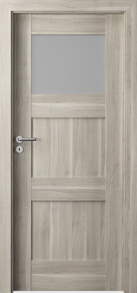 Interiérové dveře VERTE PREMIUM B - B1 - dýha Portasynchro 3D - akát stříbrný