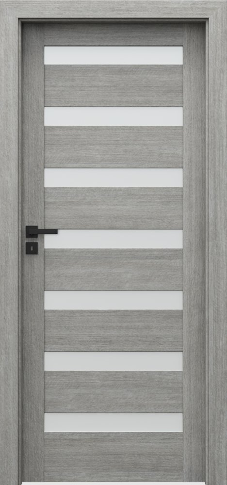 Posuvné interiérové dveře VERTE D - D7 - Portalamino - dub stříbřitý