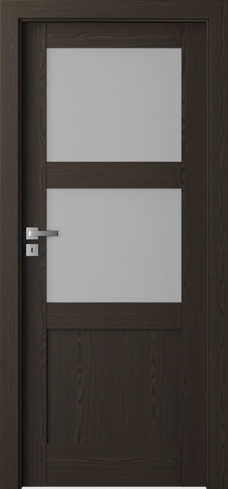 Interiérové dveře PORTA NATURA GRANDE B.2 - přírodní dýha Select - ořech tmavý