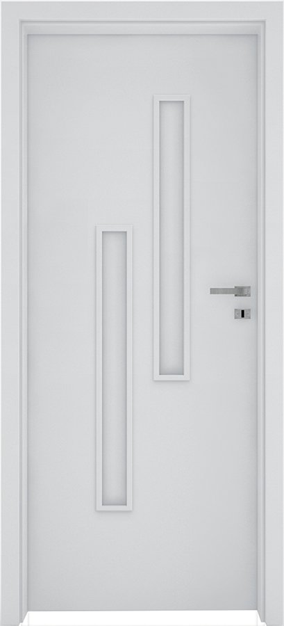 Interiérové dveře INVADO STRADA 1 - Eco-Fornir laminát CPL - bílá B490