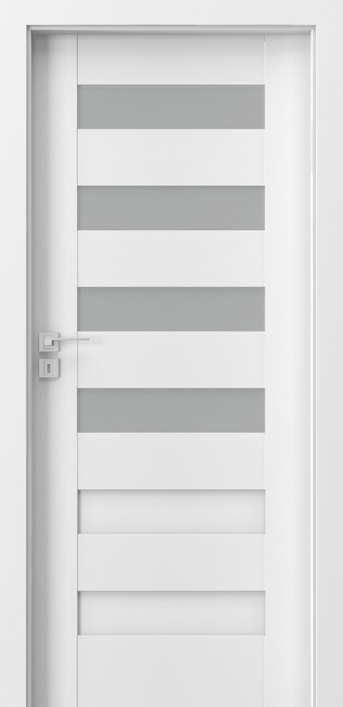 Posuvné interiérové dveře PORTA KONCEPT C.4 - dýha Portadecor - bílá