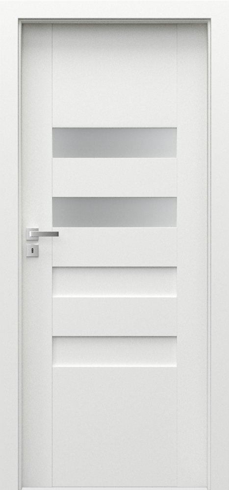 Posuvné interiérové dveře PORTA KONCEPT H.2 - folie Premium - bílá