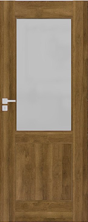 Interiérové dveře DRE NESTOR - model 11 - dekorativní dýha 3D - dub polský 3D