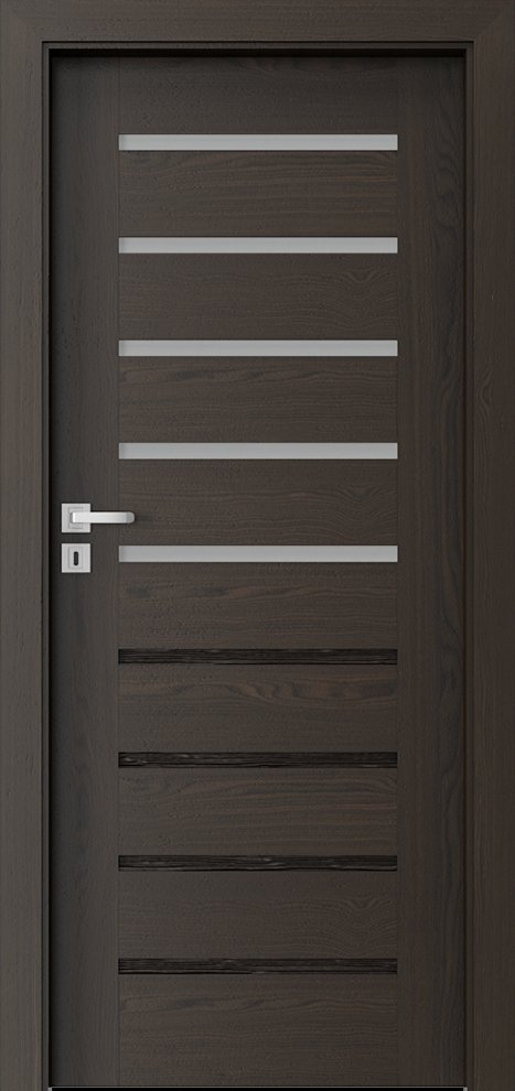 Interiérové dveře PORTA NATURA KONCEPT A.5 - přírodní dýha Select - ořech tmavý