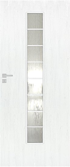 Interiérové dveře DRE STANDARD 40s - dýha DRE-Cell - borovice bílá