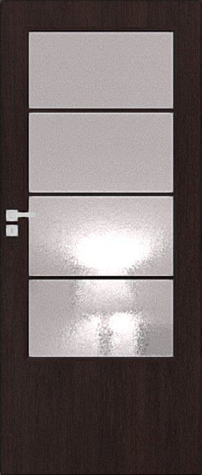 Interiérové dveře DRE ARTE B 20 - dýha DRE-Cell - wenge tmavý