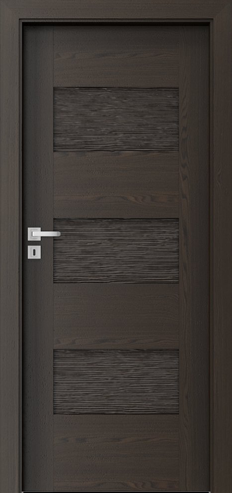 Interiérové dveře PORTA NATURA KONCEPT K.0 - přírodní dýha Select - ořech tmavý
