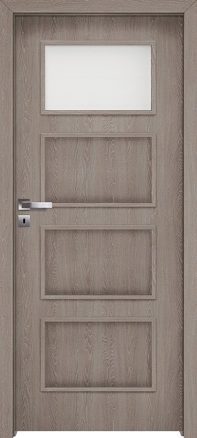 Interiérové dveře INVADO MERANO 2 - Eco-Fornir forte - dub šedý B476