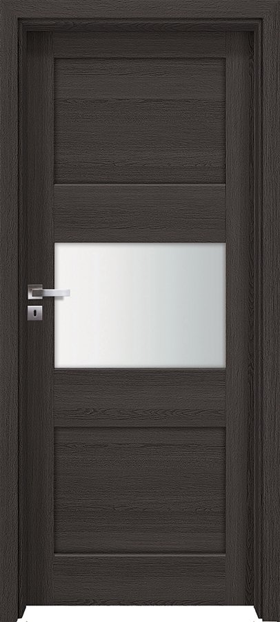 Posuvné interiérové dveře INVADO FOSSANO 3 - dýha Enduro 3D - antracit B637