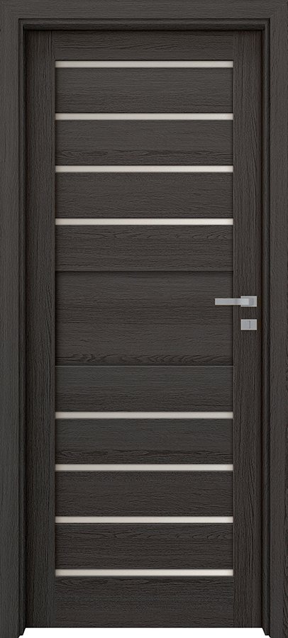 Interiérové dveře INVADO LAGO 3 - dýha Enduro 3D - antracit B637