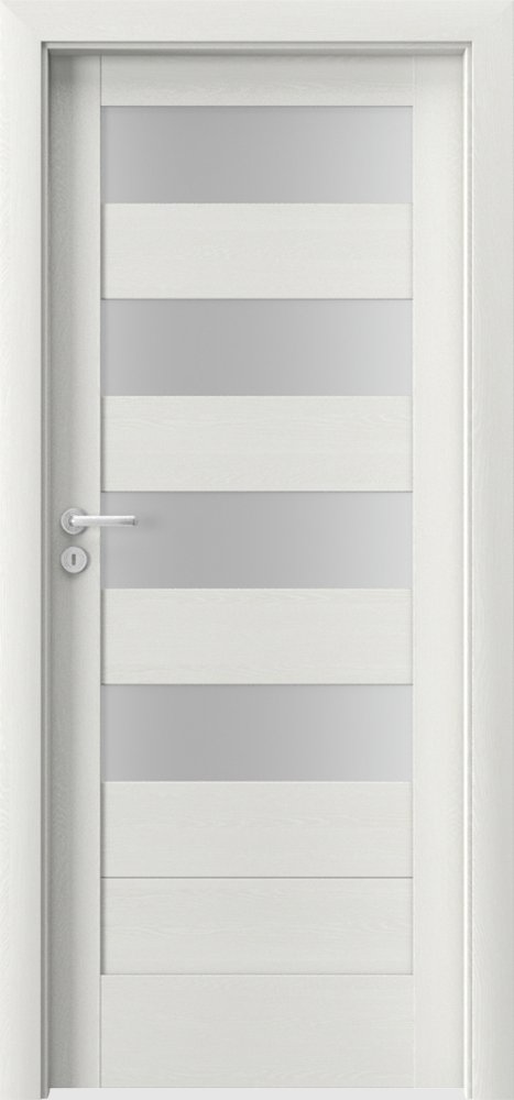 Interiérové dveře VERTE C - C4 - dýha Portasynchro 3D - wenge bílá