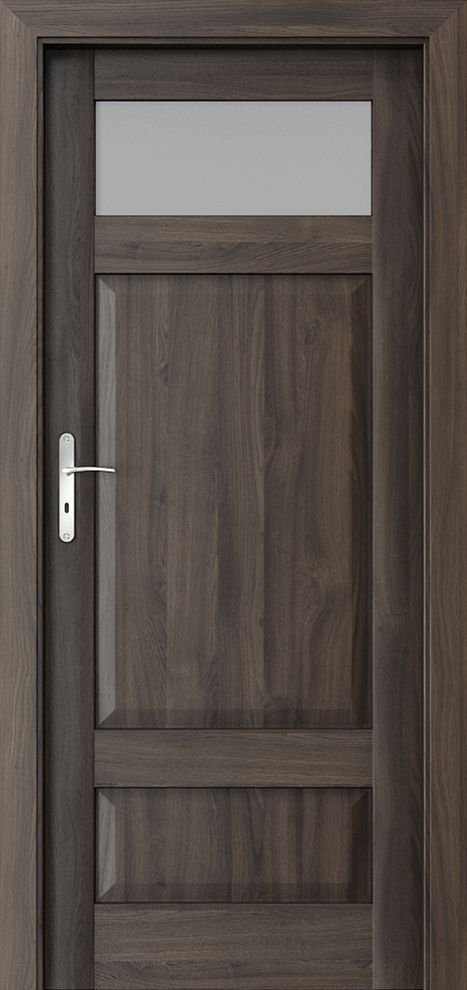 Interiérové dveře PORTA HARMONY C.1 - dýha Portasynchro 3D - dub tmavý
