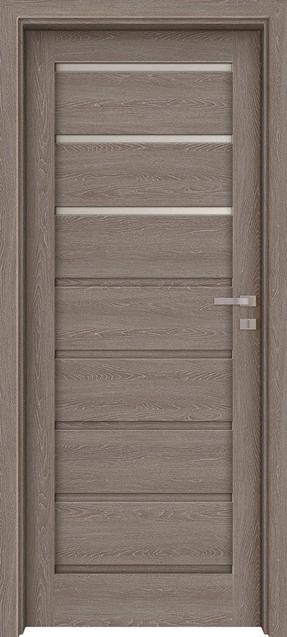 Interiérové dveře INVADO LINEA FORTE 4 - Eco-Fornir forte - dub šedý B476