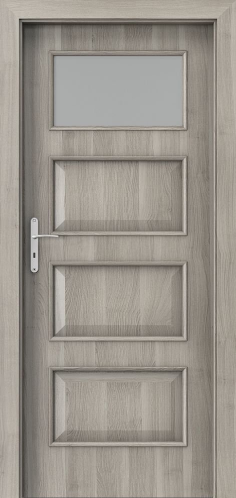 Interiérové dveře PORTA NOVA 5.2 - dýha Portasynchro 3D - akát stříbrný