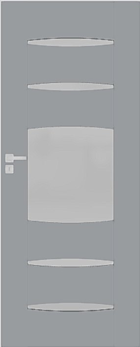 Interiérové dveře DRE ENA - model 3 - dýha DRE-Cell - světle šedá mat