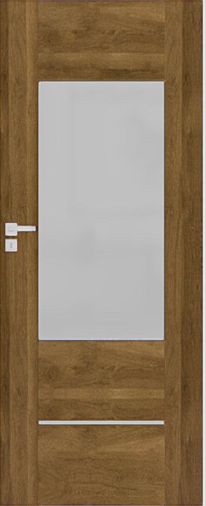 Interiérové dveře DRE AURI - model 3 - dekorativní dýha 3D - eben (do vyprodání zásob)