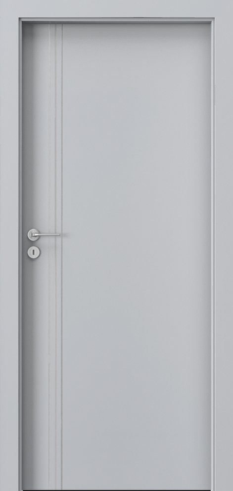 Posuvné interiérové dveře PORTA LINE B.1 - dýha CPL HQ 0,2 - šedá euroinvest