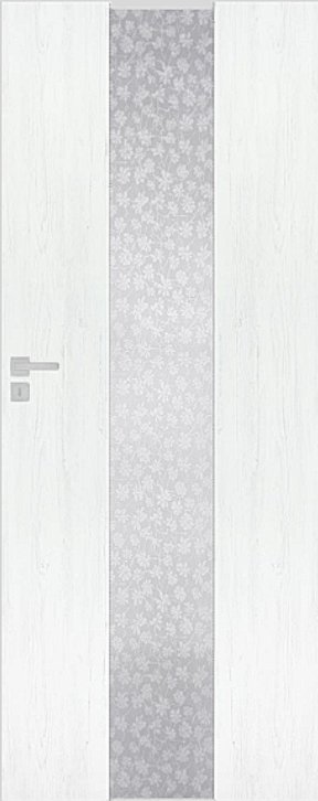 Interiérové dveře DRE VETRO B - B5 - dýha DRE-Cell - borovice bílá
