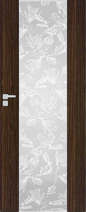 Interiérové dveře DRE VETRO A - A14 - dekorativní dýha 3D - eben (do vyprodání)
