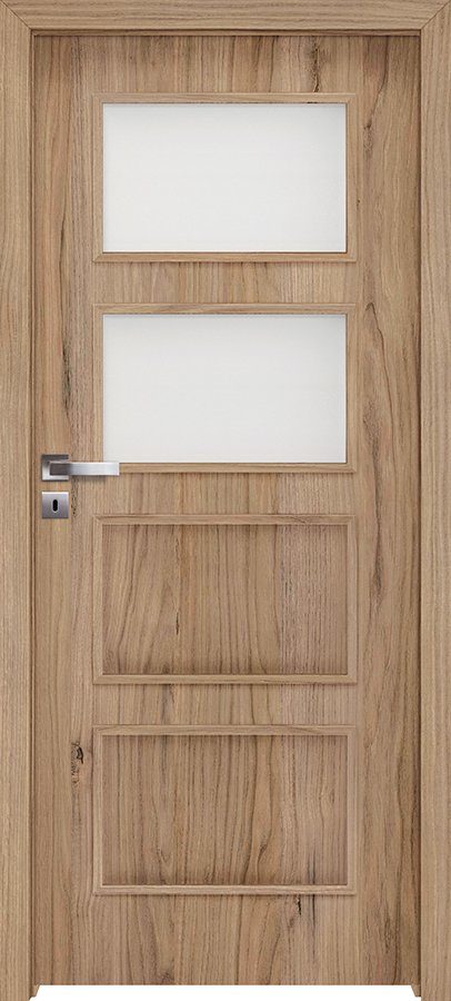 Posuvné interiérové dveře INVADO MERANO 3 - dýha Enduro - dub podzimní B706