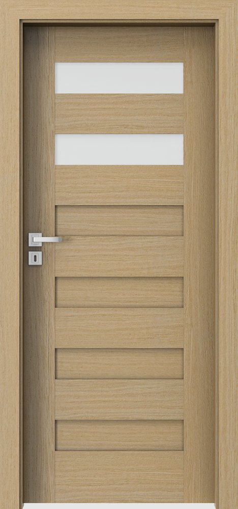 Interiérové dveře PORTA NATURA KONCEPT C.2 - přírodní dýha Standard - dub 1