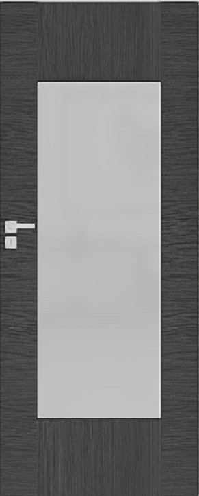 Interiérové dveře DRE AURI - model 4 - dýha DRE-Cell - dub šedý kartáčovaný