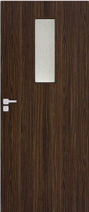 Interiérové dveře DRE STANDARD 50 - dekorativní dýha 3D - eben (do vyprodání zásob)